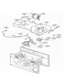 Interior Parts 2 parts for Lg Range JVM1640CJ from AppliancePartsPros.com