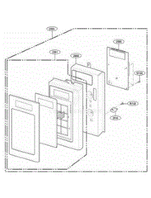 Controller Parts 2 parts for Lg Range JVM1640SJ from AppliancePartsPros.com