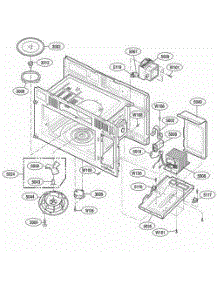 Interior Parts 1 parts for Lg Range JVM1640WJ from AppliancePartsPros.com