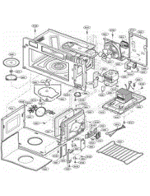 Interior Parts 1 parts for Lg Range JVM1790BKC from AppliancePartsPros.com
