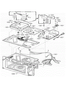 Interior Parts 2 parts for Lg Range JVM1790BKC from AppliancePartsPros.com