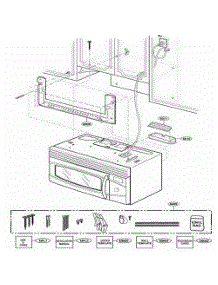 Installation Parts parts for Lg Range JVM1790SK from AppliancePartsPros.com
