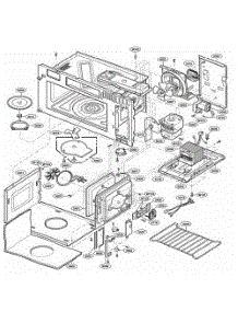 Interior Parts 1 parts for Lg Range JVM1790SK from AppliancePartsPros.com