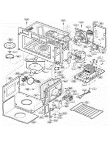 Interior Parts 1 parts for Lg Range JVM1790WKC from AppliancePartsPros.com