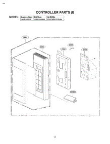 Section 2 parts for Lg Microwave JVM3160RTSS from AppliancePartsPros.com
