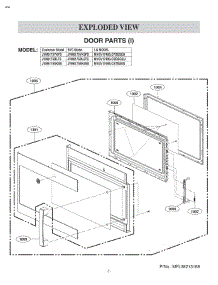 Door Parts parts for Lg Wall Oven JVM6175YKFS from AppliancePartsPros.com