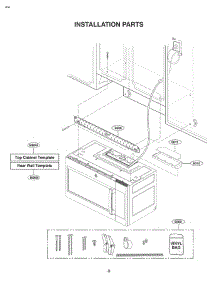 Installation Parts parts for Lg Wall Oven JVM6175YKFS from AppliancePartsPros.com
