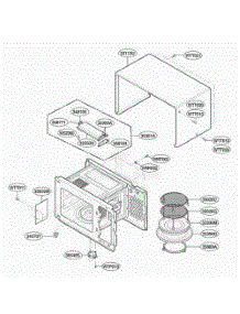 Oven Cavity Parts parts for Lg Range KCMC155JSS from AppliancePartsPros.com