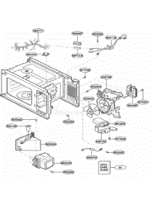 Interior Parts parts for Lg Range KCMS135HBL0 from AppliancePartsPros.com