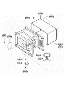 Oven Cavity Parts parts for Lg Range KCMS135HBL0 from AppliancePartsPros.com