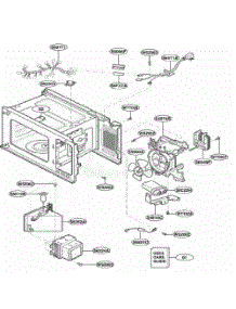 Interior Parts parts for Lg Range KCMS135HBT0 from AppliancePartsPros.com
