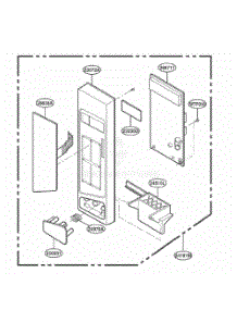 Control Panel Parts parts for Lg Range KCMS145JBL1 from AppliancePartsPros.com