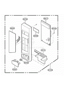 Control Panel Parts parts for Lg Range KCMS145JBT0 from AppliancePartsPros.com