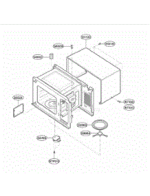 Oven Cavity Parts parts for Lg Range KCMS145JBT0 from AppliancePartsPros.com