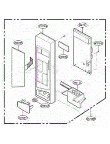 Control Panel Parts parts for Lg Range KCMS145JBT1 from AppliancePartsPros.com