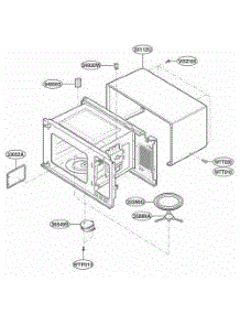 Oven Cavity Parts parts for Lg Range KCMS145JBT1 from AppliancePartsPros.com