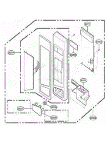 Control Panel Parts parts for Lg Range KCMS145JSS0 from AppliancePartsPros.com