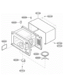 Oven Cavity Parts parts for Lg Range KCMS145JSS1 from AppliancePartsPros.com