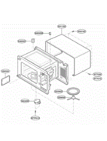 Oven Cavity Parts parts for Lg Range KCMS145KBU from AppliancePartsPros.com