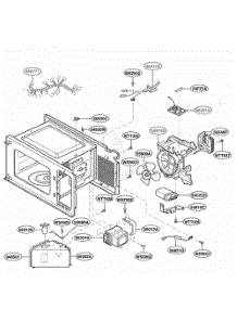 Interior Parts parts for Lg Range KCMS1555RBL from AppliancePartsPros.com