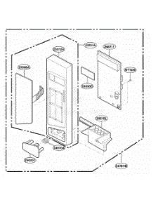 Control Panel Parts parts for Lg Range KCMS1555RBT from AppliancePartsPros.com
