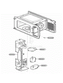 Latch Board Parts parts for Lg Range KCMS1555RBT from AppliancePartsPros.com