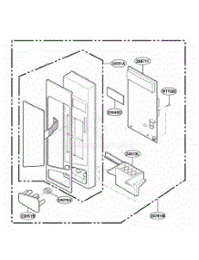 Control Panel Parts parts for Lg Range KCMS1555RSS from AppliancePartsPros.com