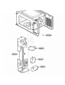 Latch Board Parts parts for Lg Range KCMS1555RSS from AppliancePartsPros.com