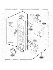 Control Panel Parts parts for Lg Wall Oven KCMS1555RWH from AppliancePartsPros.com