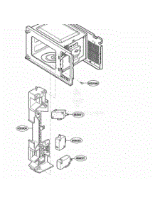 Latch Board Parts parts for Lg Wall Oven KCMS1555RWH from AppliancePartsPros.com