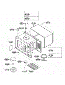 Oven Cavity Parts parts for Lg Wall Oven KCMS185JBL from AppliancePartsPros.com