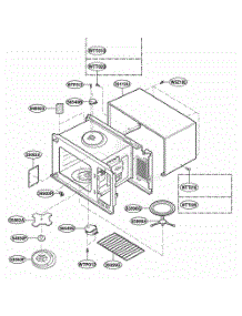 Oven Cavity Parts parts for Lg Wall Oven KCMS185JBT from AppliancePartsPros.com