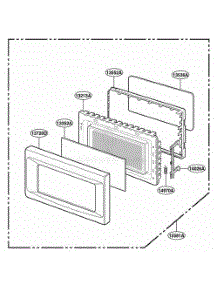 Door Parts parts for Lg Range KCMS185JBT0 from AppliancePartsPros.com