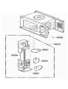 Latch Board Parts parts for Lg Range KCMS185JBT0 from AppliancePartsPros.com