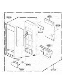 Control Panel Parts parts for Lg Wall Oven KCMS185JSS from AppliancePartsPros.com