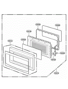 Door Parts parts for Lg Wall Oven KCMS185JSS from AppliancePartsPros.com