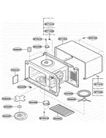 Oven Cavity Parts parts for Lg Wall Oven KCMS185JWH from AppliancePartsPros.com