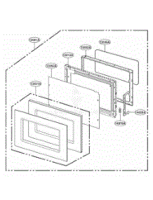 Door Parts parts for Lg Wall Oven KCMS2055SSS from AppliancePartsPros.com