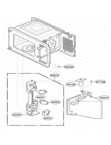 Latch Board Parts parts for Lg Wall Oven KCMS2055SSS from AppliancePartsPros.com