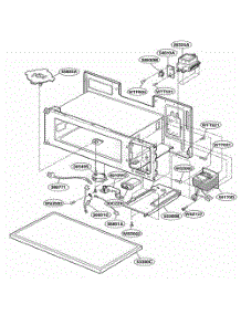 Interior Parts 1 parts for Lg Range KHMC107EBLO from AppliancePartsPros.com
