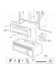 Installation Parts parts for Lg Wall Oven KHMC107EBT from AppliancePartsPros.com