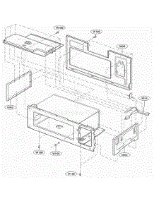 Interior Parts 2 parts for Lg Wall Oven KHMC107EBT from AppliancePartsPros.com