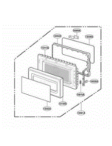 Door Parts parts for Lg Range KM36SW from AppliancePartsPros.com