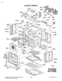 Cavity Parts parts for Lg Range LB3642SP from AppliancePartsPros.com