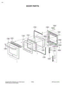 Door Parts parts for Lg Range LB3642SP from AppliancePartsPros.com