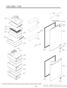 Section 2 parts for Lg Refrigerator LBNC12231V from AppliancePartsPros.com