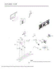 Section 3 parts for Lg Refrigerator LBNC12231W from AppliancePartsPros.com
