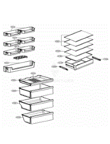 Main 3 parts for Lg Refrigerator LBNC12551V from AppliancePartsPros.com