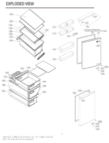 Section 2 parts for Lg Refrigerator LBNC15231P from AppliancePartsPros.com