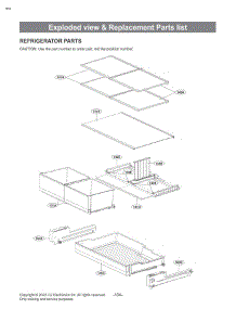 Section 3 parts for Lg Refrigerator LCFC26XSS from AppliancePartsPros.com